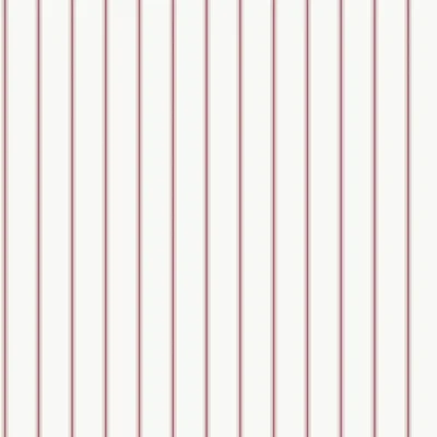 Smart 3 Stripes Napkin Stripe Wallpaper Roll — Red