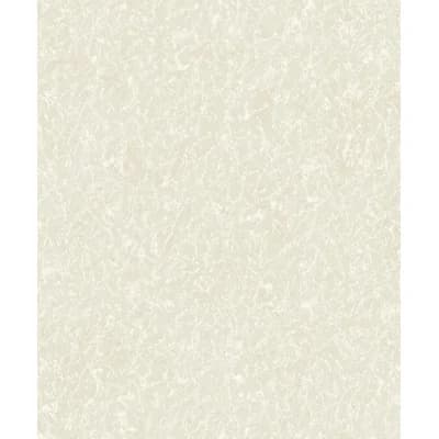 Designer Colors Worn Texture Shimmer Wallpaper Roll — White