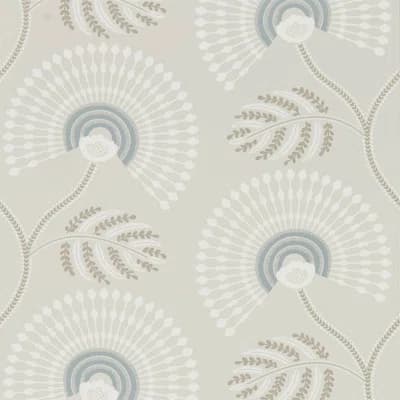 Louella Wallpaper — Seaglass,Pearl