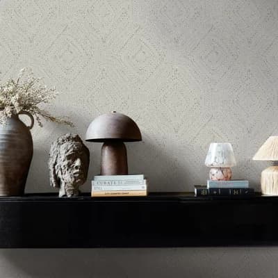 Artisan Weave Fawn Wallpaper — Cream