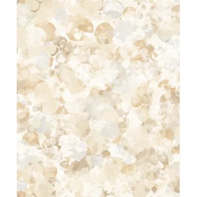 Atmosphere Bubble Up Design 33' L x 21" W Wallpaper Roll — Ochre