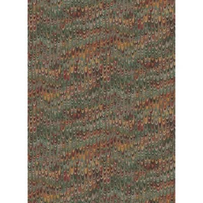 End Paper — Red,Green