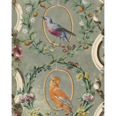 The Transylvanian Manor Non-Pasted Matte Wallpaper Roll — Brown,Gray,Taupe