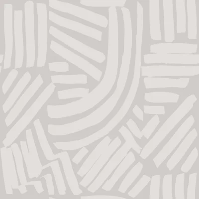 Abstract Brushstrokes 33' L x 20.5" W Wallpaper Roll — Taupe