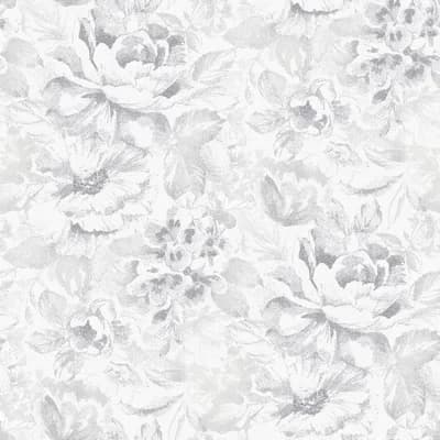 Nordic Elements 32.81' L x 20.87" W Wallpaper Roll — Silver,Gray