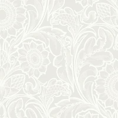 Llewelyn-Bowen - Off The Wall Floral Non-Woven Wallpaper Roll — Cream