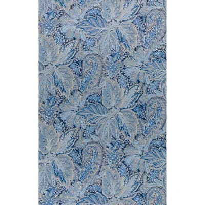 Volume Chandigarh 30' L x 25.75" W Wallpaper Roll — Sapphire