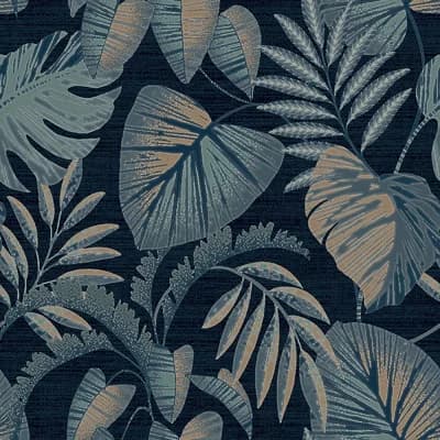 Floral Non-Pasted Matte Wallpaper Double Roll — Yellow