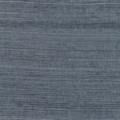 Victoria Grass Cloth Non-Pasted Matte Wallpaper Roll — Indigo,Navy