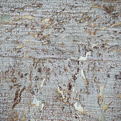 Freda Non-Pasted Metallic Wallpaper Roll — Teal,Gold
