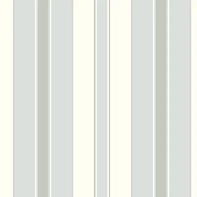 Boråstapeter Stockholm Stripe Wallpaper — Sky,Silver