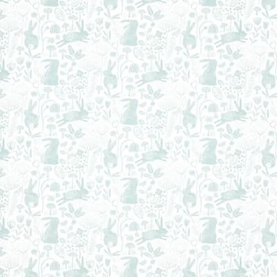 Into The Meadow Wallpaper — Duck Egg