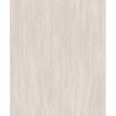 Secret Garden Textured Plain Effect 33' L x 21" W Wallpaper Roll — Beige