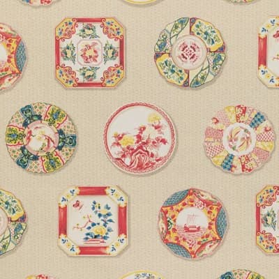 Louverne Bonchamp 33' L x 55" W Wallpaper Roll — Red