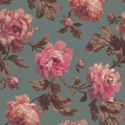 Peoneden 9.84' L x 70.87" W Wallpaper Roll — Chinois Green