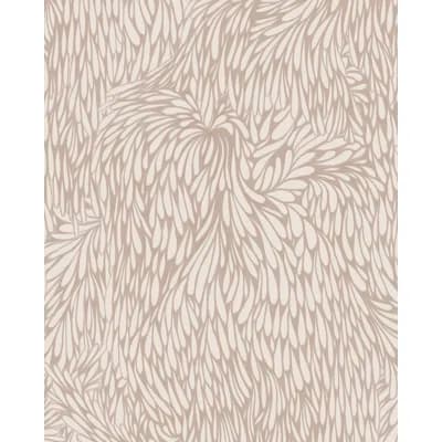 Animal Print Non-Pasted Matte Wallpaper Double Roll — Natural