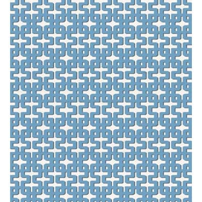 Regency Moderne Geometric Non-Pasted Metallic Wallpaper Roll — Montecito