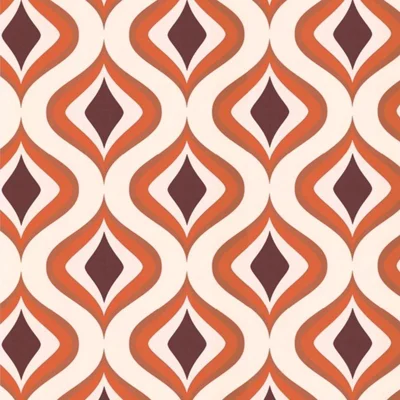 Graham and Brown Wall Decor Geometric Vinyl Non-Pasted Matte Wallpaper Roll — Orange