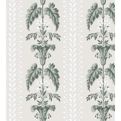 Lofstad Floral Matte Wallpaper Roll — Spring Green