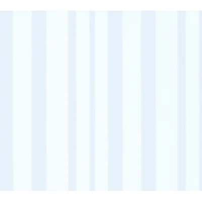 Neapolis 3 Classic Multi-Stripe Design 33' L x 21" W Wallpaper Roll — Blue,Cream