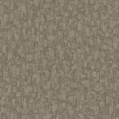 Surfaces Collection Bark Texture Wallpaper Roll — Grey