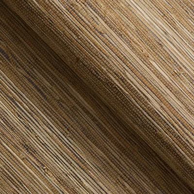 Stranded Knotted Hemp Authentic Grasscloth Wallpaper — Brown