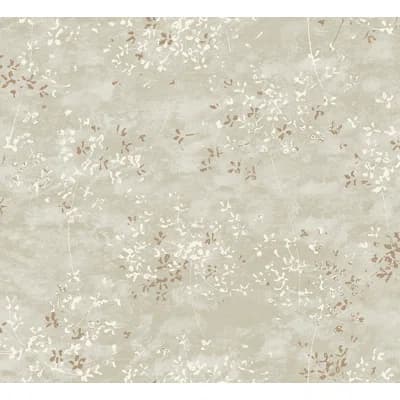 Arian Abstract Non-Pasted Metallic Wallpaper Roll — Champagne