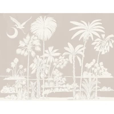 Charleston Marsh Breeze Mural by Megan Molten — Beige