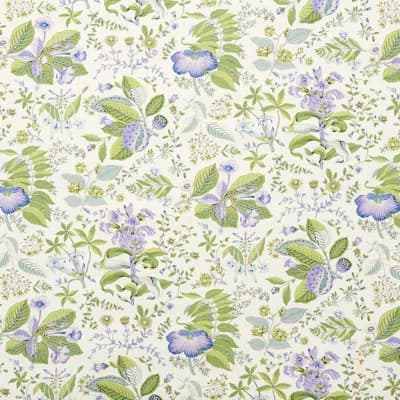 Pomegranate Botanical Wallpaper — Purple