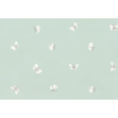 Peaseblossom Animal Print Non-Pasted Wallpaper Roll — Duck Egg