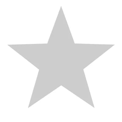 Deauville 2 Large Star Design 33' L x 21" W Wallpaper Roll — Gray,White