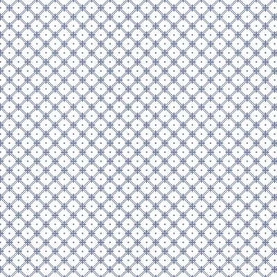 Wickerwork 33' L x 21" W Wallpaper Roll — Dark Seaspray Blue