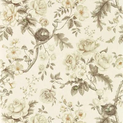Giles Deacon Tansy Bloom Wallpaper — Oyster