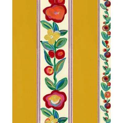 DAINTY FLOWERING Azure Wallpaper — Yellow,Red,Green