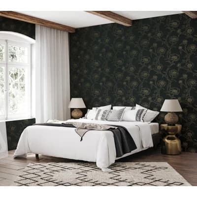 Bogomila 16.5' L x 20.5" W Peel and Stick Wallpaper Roll — Bronze
