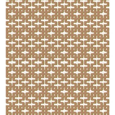 Regency Moderne Geometric Non-Pasted Metallic Wallpaper Roll — Sonoran