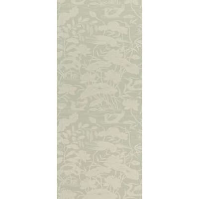 33' L x 20.47" W Smooth Wallpaper Roll — Aqua
