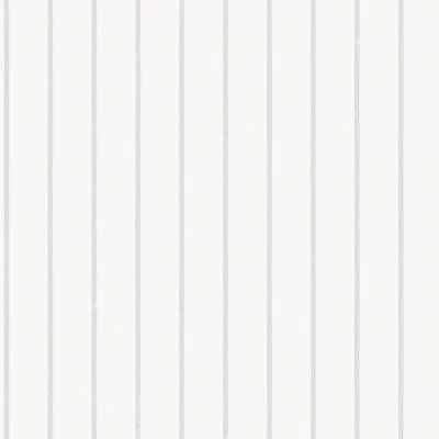 Boråstapeter Shirt Stripe Wallpaper — White