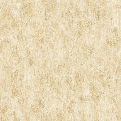 Antonina Vella Mixed Metals Abstract Non-Pasted Metallic Wallpaper Double Roll — White,Gold