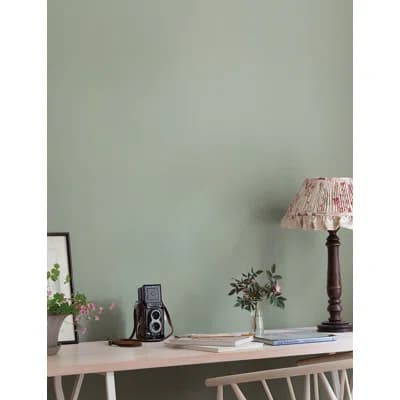 Parget Abstract Non-Pasted Matte Wallpaper Roll — Light Green