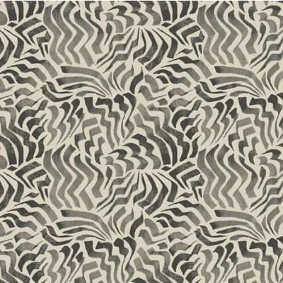 Zora Abstract Wallpaper Roll — Black