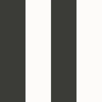 Style Sisters Classic Wide Stripe Design Wallpaper Roll — Black