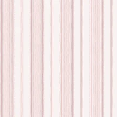 Laura Ashley Heacham Stripe Blush Wallpaper — Pink