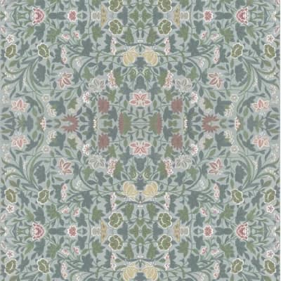 Signature English Vine 10' L x 24" W Peel and Stick Wallpaper Roll — Green,Beige,Brown