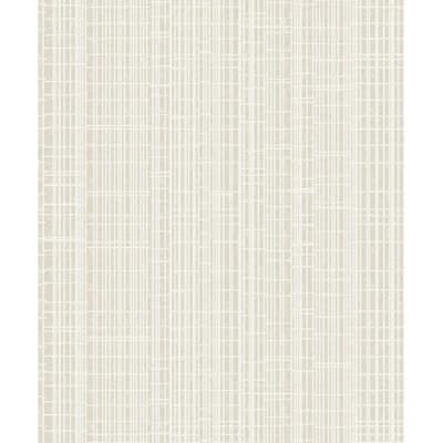 Designer Colors Block Pattern Wallpaper Roll — Beige