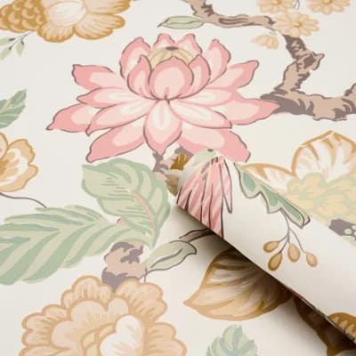 Schumacher X Timothy Corrigan Fruits De Saison Wallpaper — Pink
