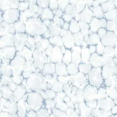 Evergreen Wallpaper, Reflections — Blue