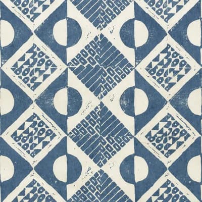 Spencer 3' L x 53.5" W Smooth Wallpaper Roll — Azure