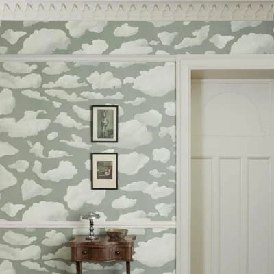 STRATUS Wallpaper - Sage 9'10" - full height wallpaper — Sage