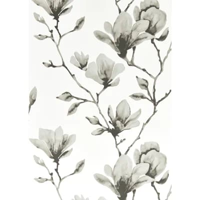 Lotus Wallpaper — Ivory,Gilver